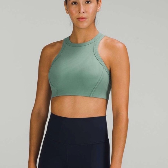 lululemon athletica Tops - Lululemon Ribbed Nulu High Neck Yoga Tank